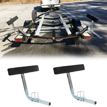 Kojem Boat Trailer 24" Side Guide Bunk Board Guide-On Carpeted Kit w/Hardware 75 Degree for Ski Boat Sailboat