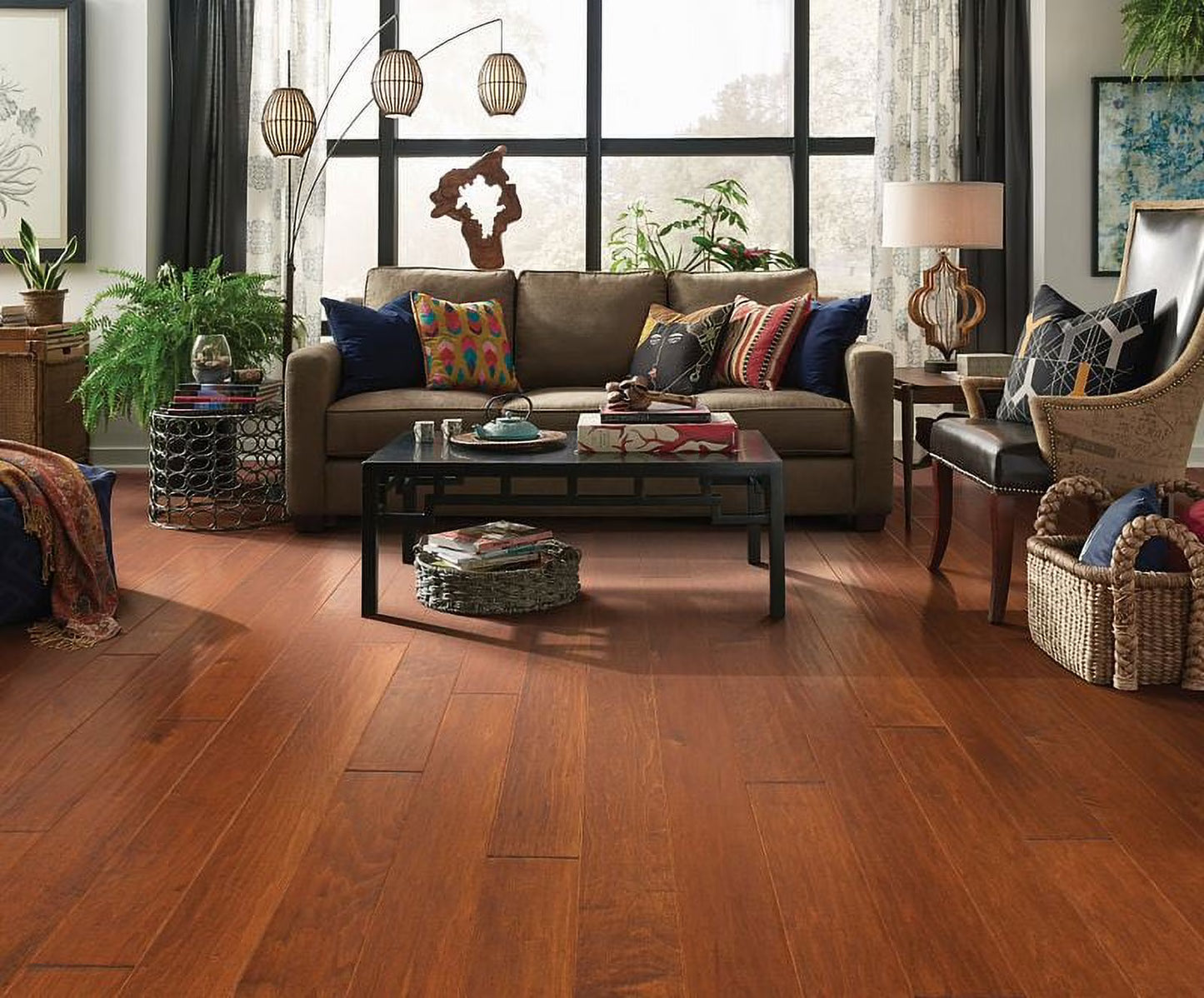 Bayside, Color Current, 5 in. Width x Varying Lengths 10 in.- 58.5 in., Engineered Hardwood Flooring (23.66 sq. ft./Carton)