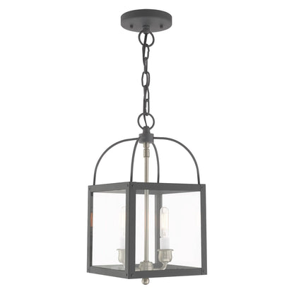 Livex Lighting 2-Light Convertible, 4041-76, 4041-80 Nordic Gray