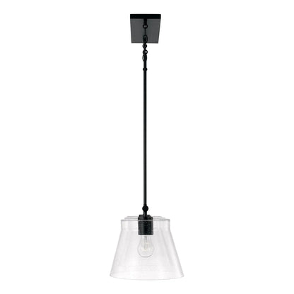 Capital Lighting 846931 Baker 3 Light 45" Wide Linear Chandelier - Black