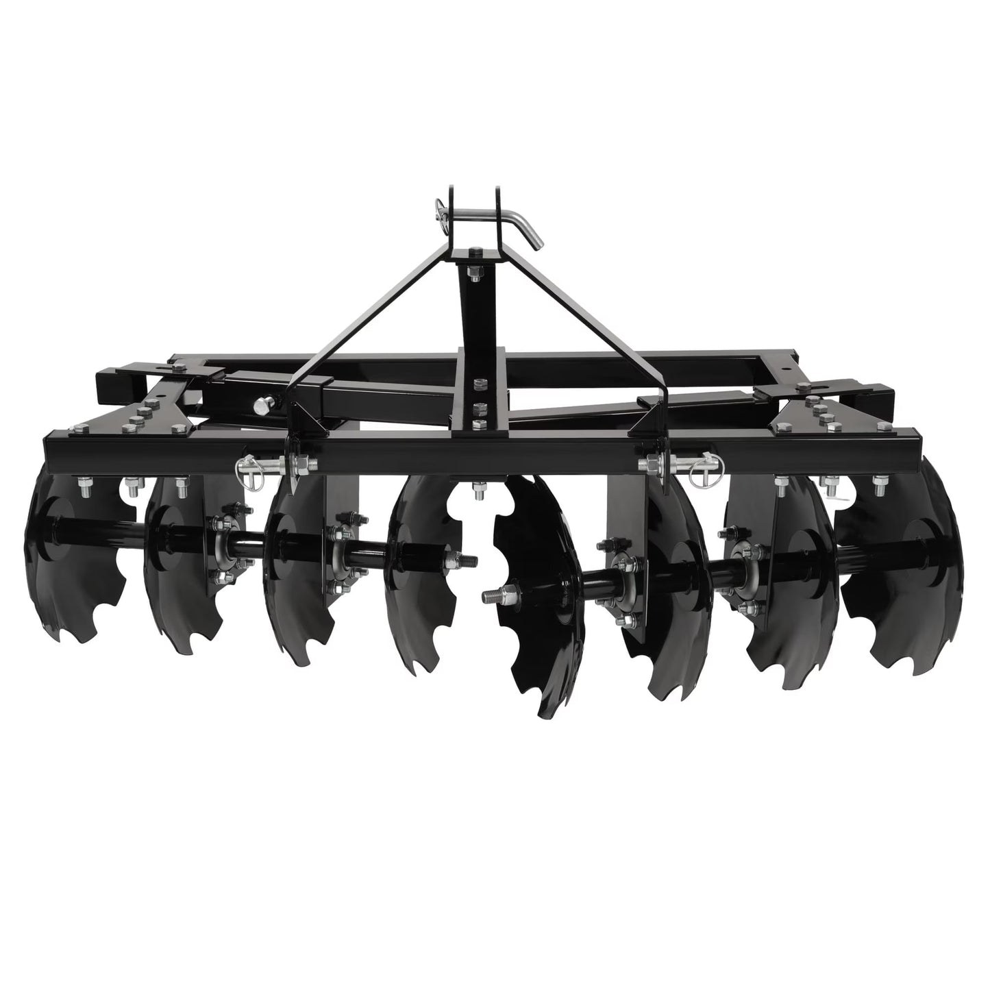 KOJEM Disc Plow Harrow for ATV Steel With 8 blades W/Hardware Universal 54" Cut Width