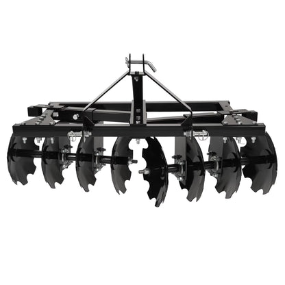 KOJEM Disc Plow Harrow for ATV Steel With 8 blades W/Hardware Universal 54" Cut Width