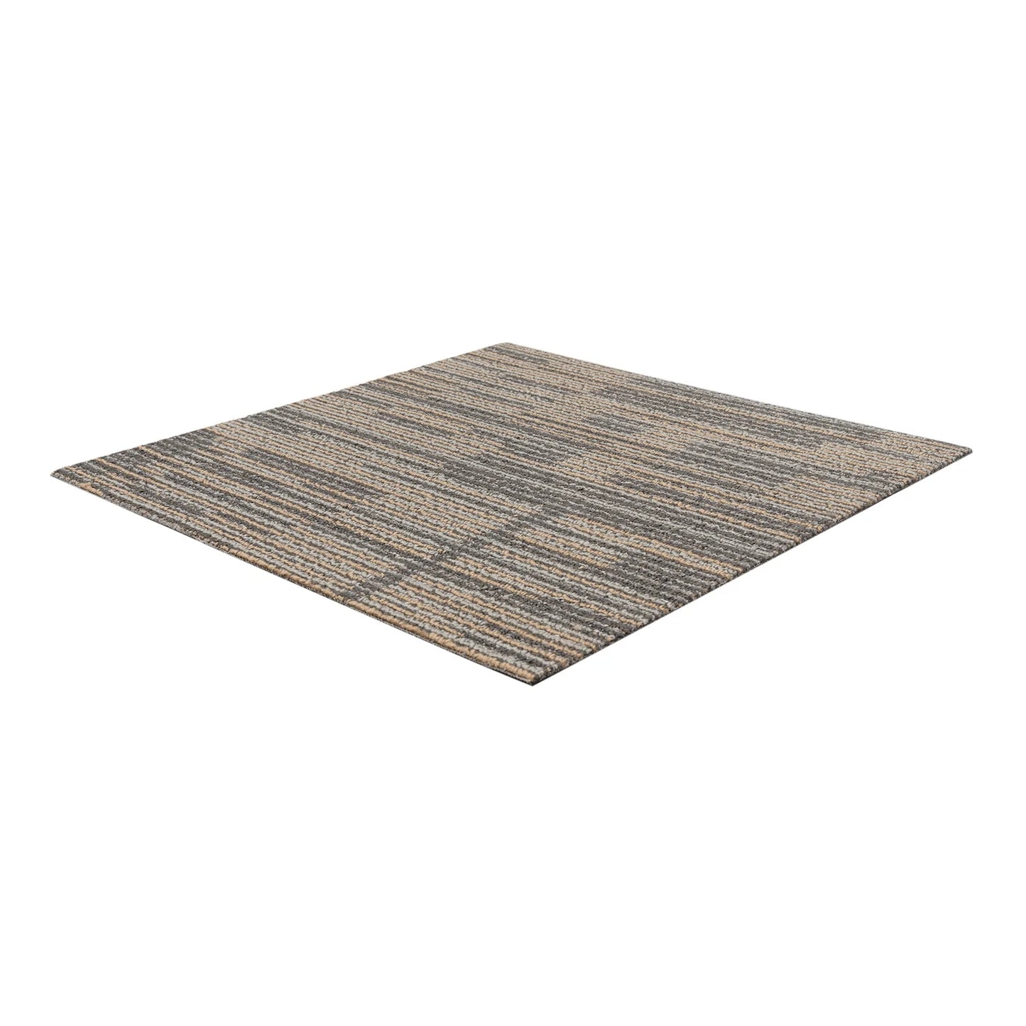 20Pcs Modern Square Carpets 20x20-inch Repeated Use Floor Tile Washable Mats 5.5mm Thickness Carpet for Cement Wood Ceramic Tiles and Flooring
