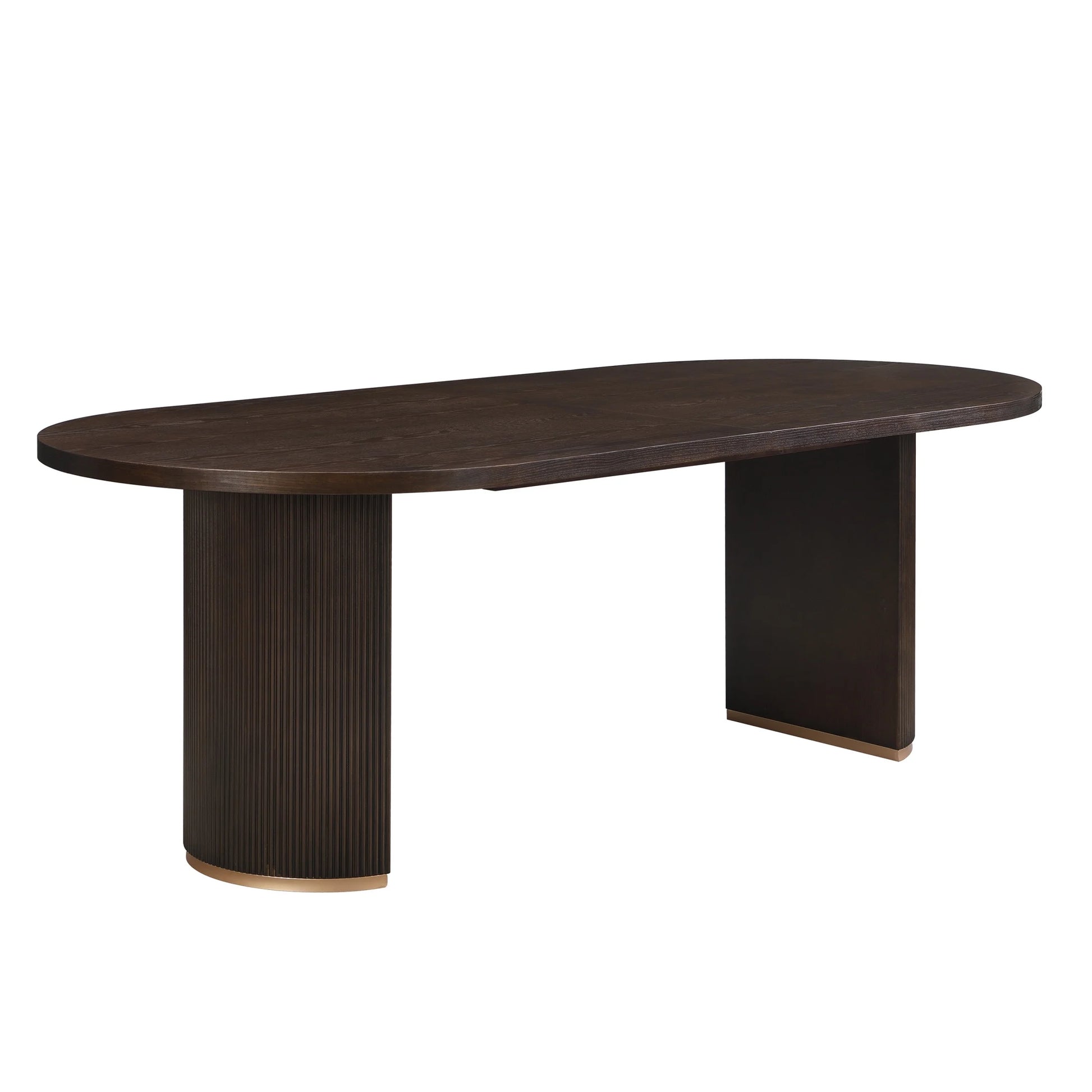 Christopher Knight Home Minimalist 88? Oval Dining Table for 4-6, Espresso