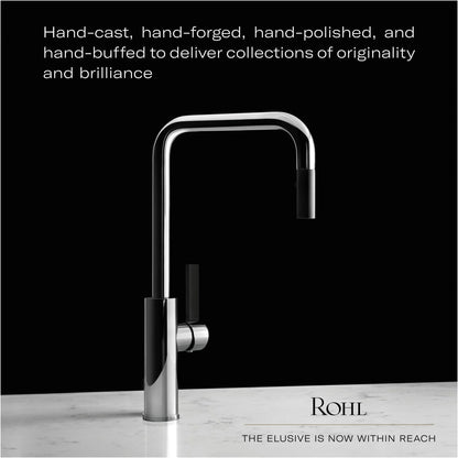 ROHL AS425, 15 Amps 120 Volts Satin Nickel Air Activated Electrical Switch