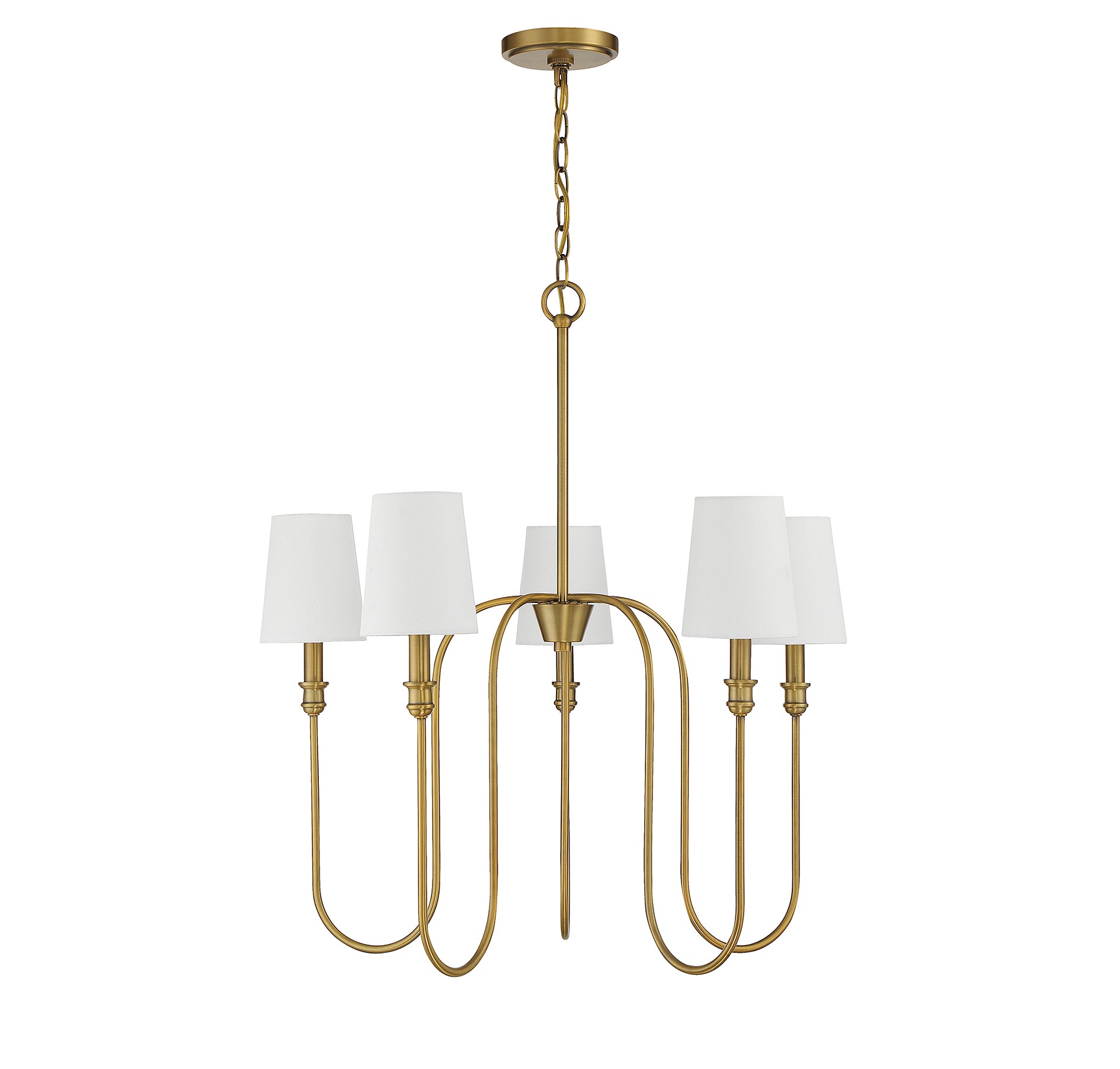 Trade Winds Lighting 5-Light Chandelier In Aged Iron