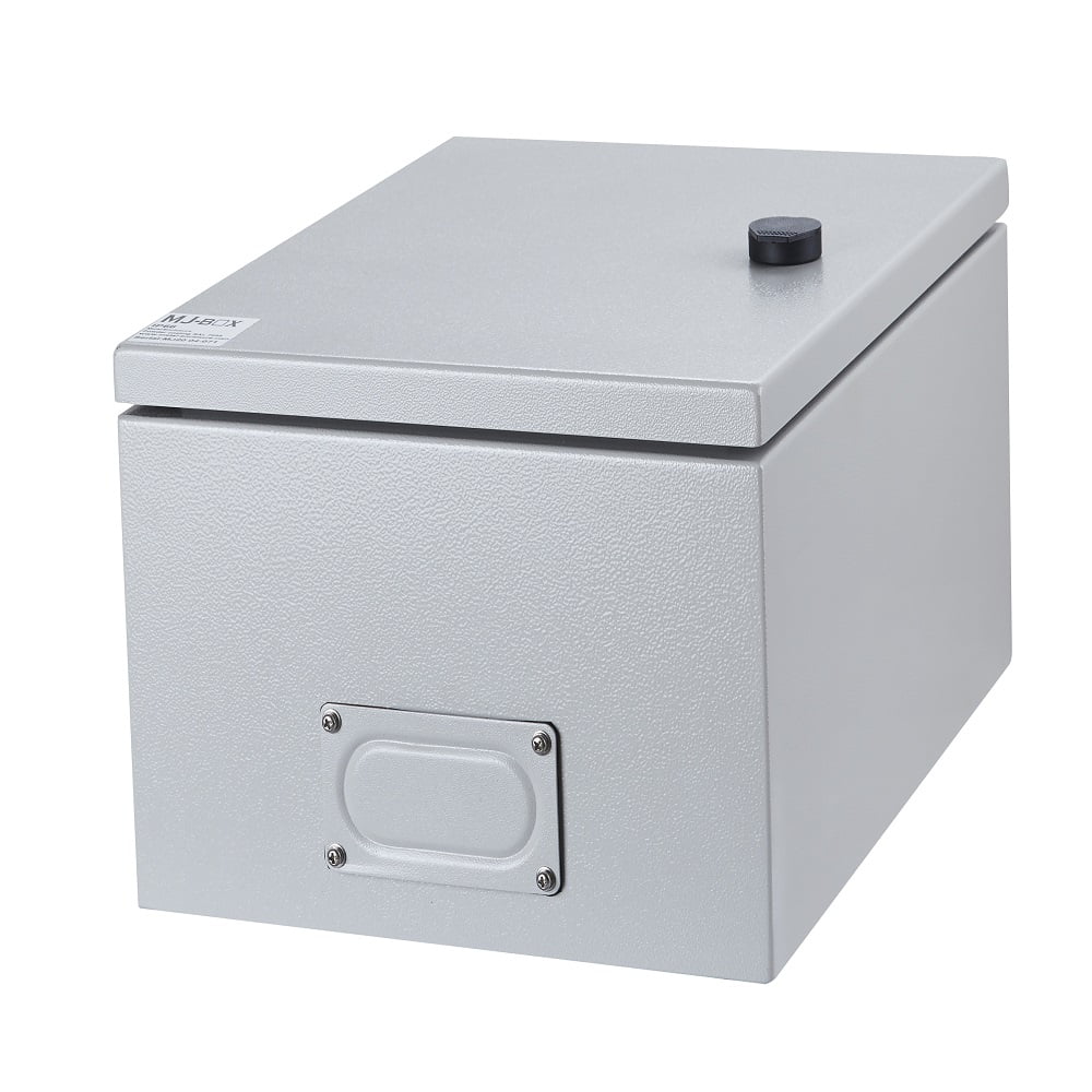 Autovo 16 x 16 x 8 In Carbon Steel Electrical Enclosure Box Waterproof IP66 Wall Mount Junction Box with Mounting Plate