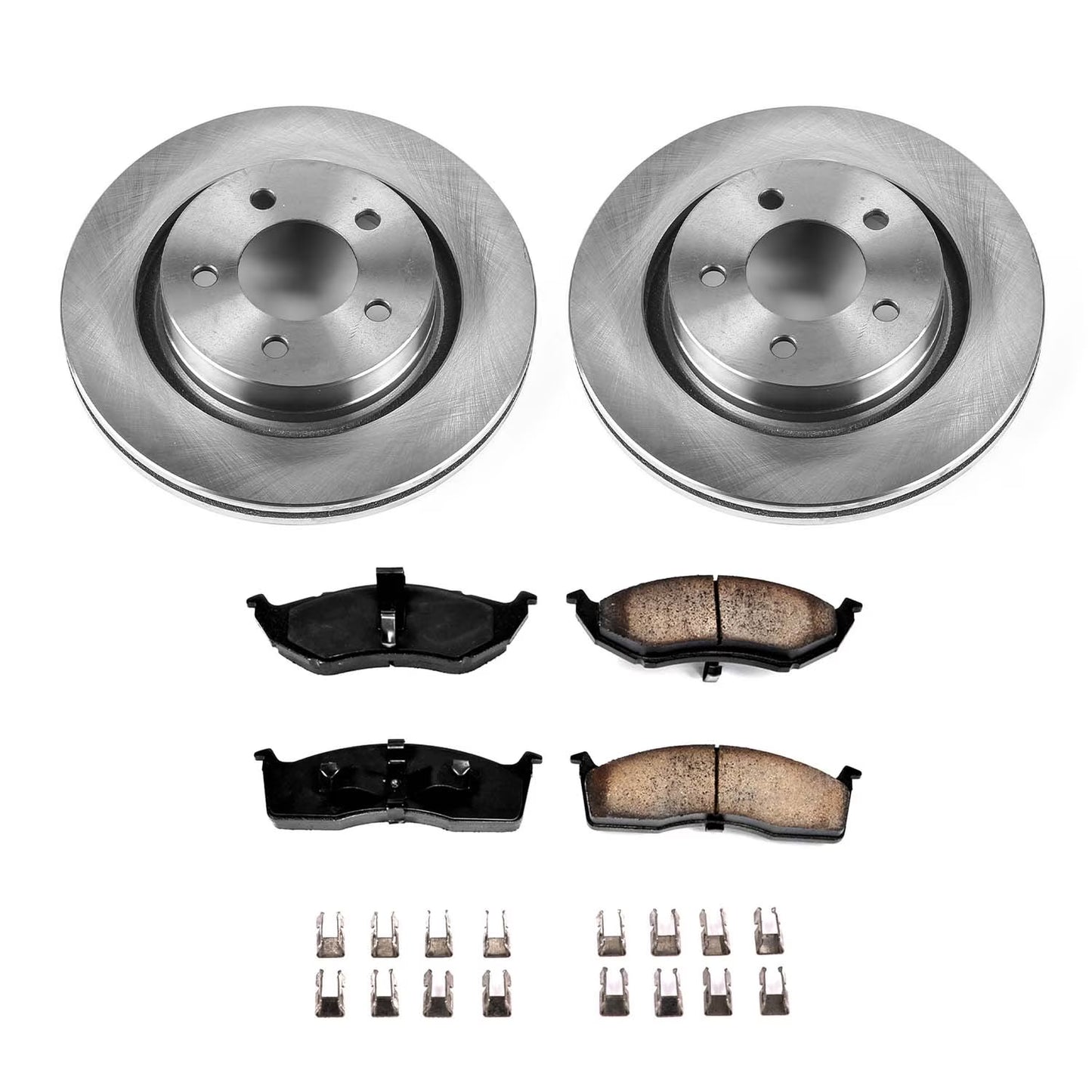 Ultimate Brakes Front Semi-Metallic Brake Pad and Rotor Kit with Hardware WM80502