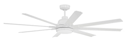 RSH65PN8-Craftmade Lighting-Rush - 8 Blade Ceiling Fan with Light Kit-15.04 Inches Tall and 65 Inches Wide-Painted Nickel Finish