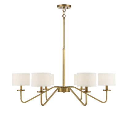 Trade Winds Lighting 6-Light Chandelier In Matte Black