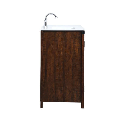 Elegant Lighting Vf90236 Grant 36" Free Standing Single Basin Vanity Set - White