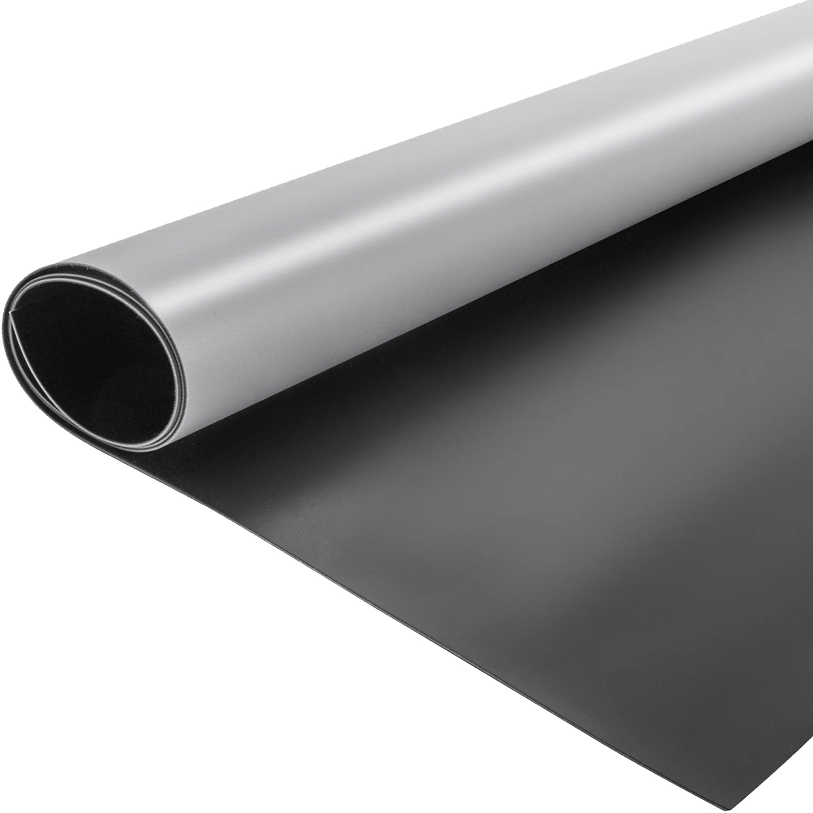 KFFKFF 6.6 x 49.2 ft Dance Floor Roll Portable Practice Dance Floor 1.5mm Thickness PVC Dance Flooring Grey/Black Roll out Dance Floor Non-slide