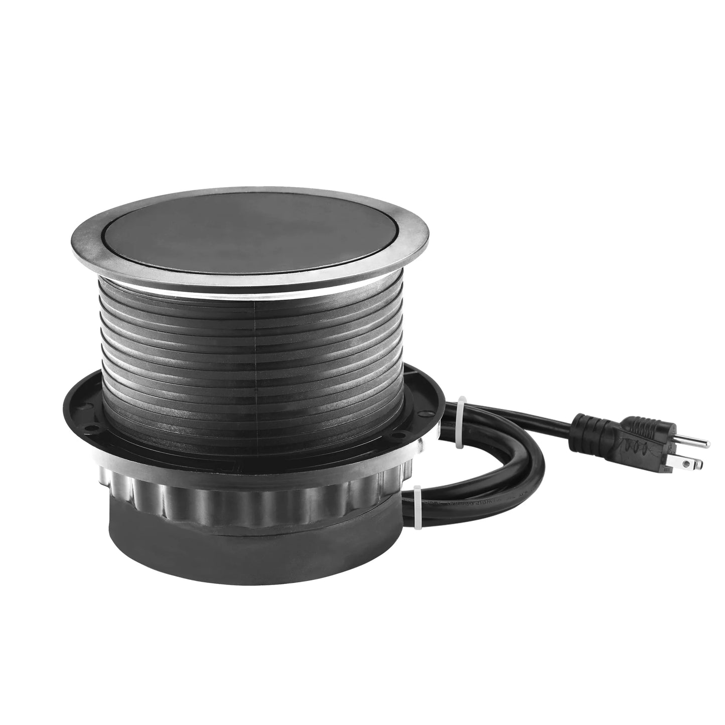 Link2Home Pop Up Outlet, 15A 125V 10W Stainless Steel AC Electrical Outlet