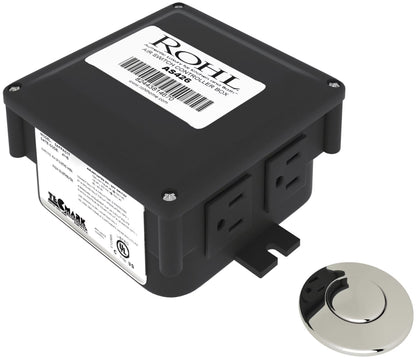ROHL AS425, 15 Amps 120 Volts Satin Nickel Air Activated Electrical Switch