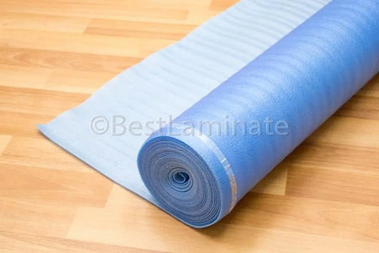 Bestlaminate Blue Vapor 3-in-1 Flooring Underlayment Bundle - 500sf - 5 Rolls