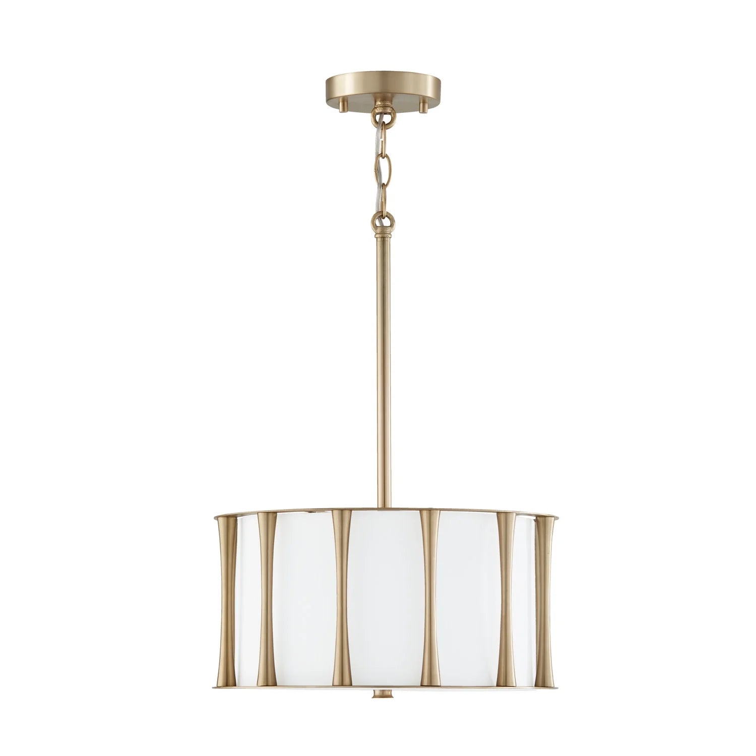 Capital Lighting - Bodie - 3 Light Semi-Flush Mount In Vintage Style-9 Inches