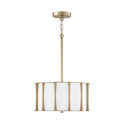 Capital Lighting - Bodie - 3 Light Semi-Flush Mount In Vintage Style-9 Inches