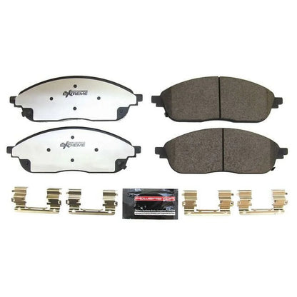 Power Stop Front Z36 Truck and Tow Carbon-Fiber Ceramic Brake Pads with Hardware Z36-2436