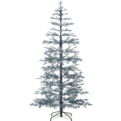 Best Choice Products 4.5ft Pre-Lit Sparse Christmas Tree w/100 2-in-1 LED Lights, Cordless Connection, Metal Stand