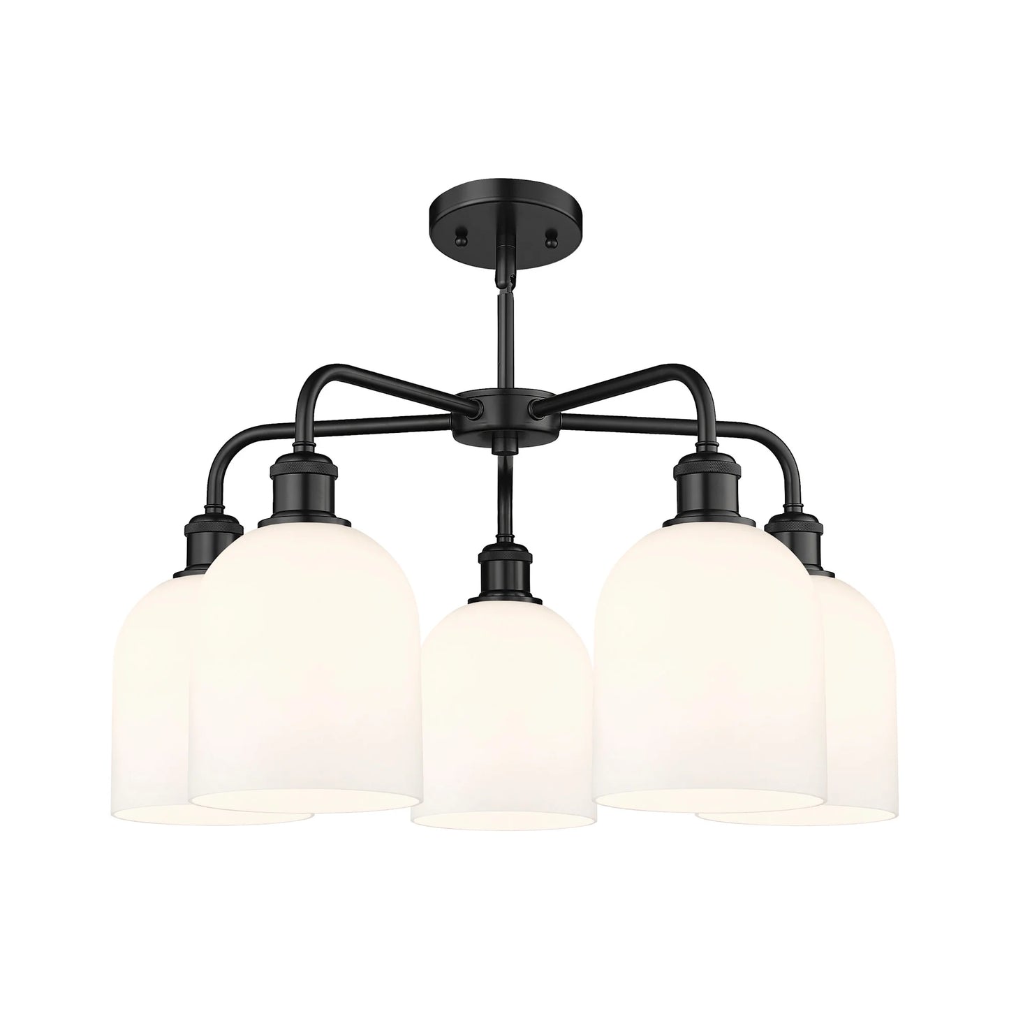 Innovations Lighting - Bella - 5 Light Stem Hung Chandelier In Industrial