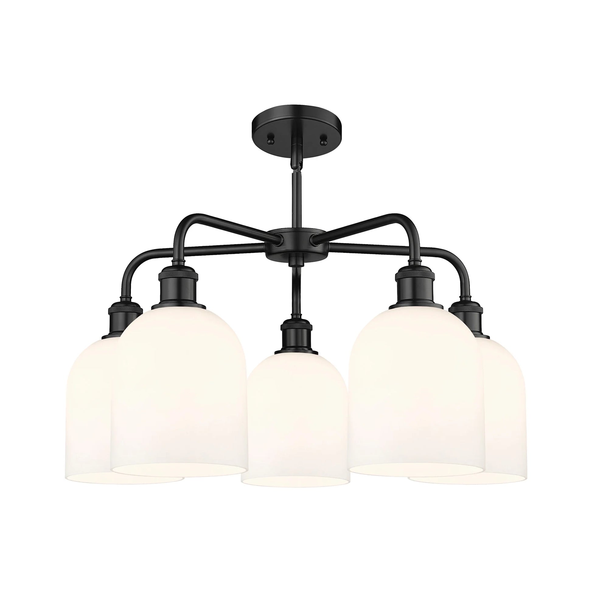 Innovations Lighting - Bella - 5 Light Stem Hung Chandelier In Industrial