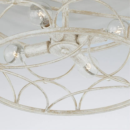 4 Light Semi Flush Mount Capital Lighting 243341Ww