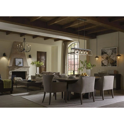 P400030-143-Progress Lighting-Whisp - Chandeliers Light - 6 Light in Farmhouse style - 28.25 Inches wide by 30 Inches high -Traditional