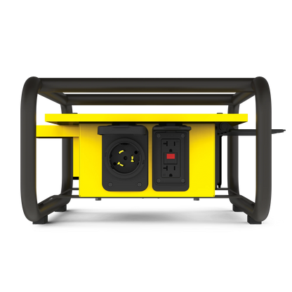 Champion Power Equipment Yellow 19.10" x 15.90" x 10.00", Steel Portable Electrical Distribution Box