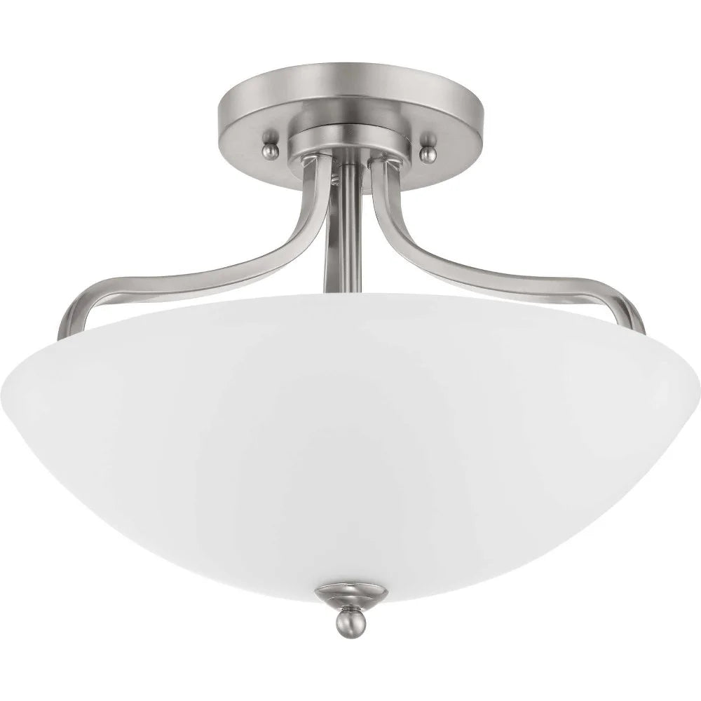 Progress Lighting - Three Light Semi-Flush Convertible - Close-to-Ceiling -