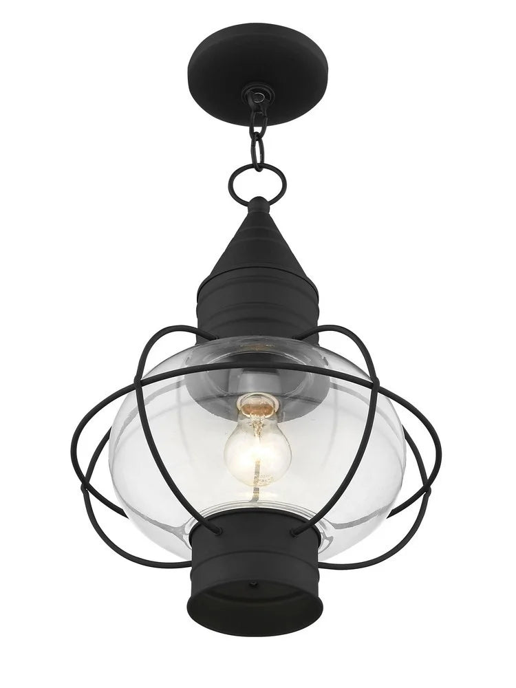 Livex Lighting - Newburyport - 1 Light Outdoor Pendant Lantern in Bohemian Style
