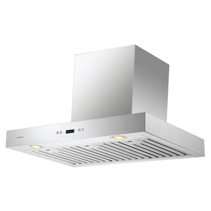 CAVALIERE 30" Inch Range Hood in Brushed Stainless Steel 900 CFM- LED Lighting- SV218Z-30