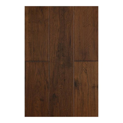 East West Furniture SP-7HH05 Sango Premier Engineered Wood Flooring - European Oak - 1/2 in x 7 in x Random Length Handscraped, 26.24 sqft/box, Shadow Grey
