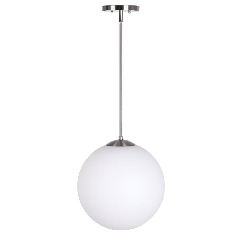 Forte Lighting 2765-01 Selene 14" Wide Pendant - Nickel