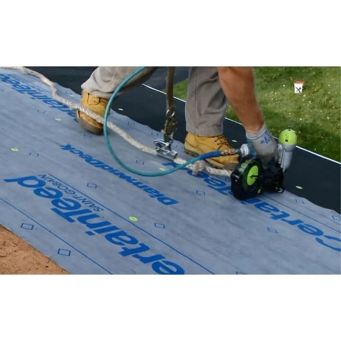 CertainTeed 12 mil Thick Gray Polymer Synthetic Underlayment 937.5 Sq ft Coverage