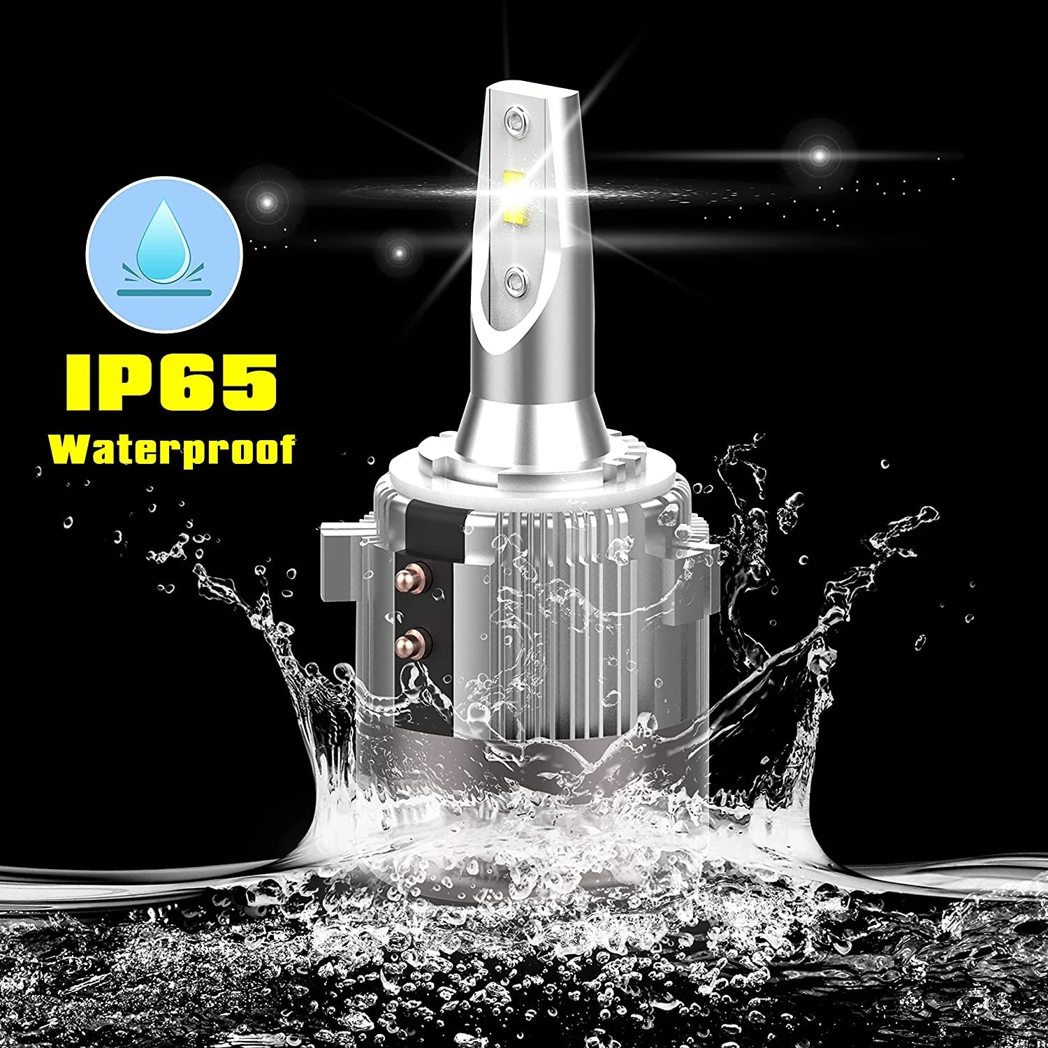 Alla Lighting Customized H7 LED Headlight Bulbs Low Beam Headlights Conversion Kits Bulbs for Volkswagen VW Passat, Golf, GTI, Tiguan, Plug-n-Play, 6000K Xenon White