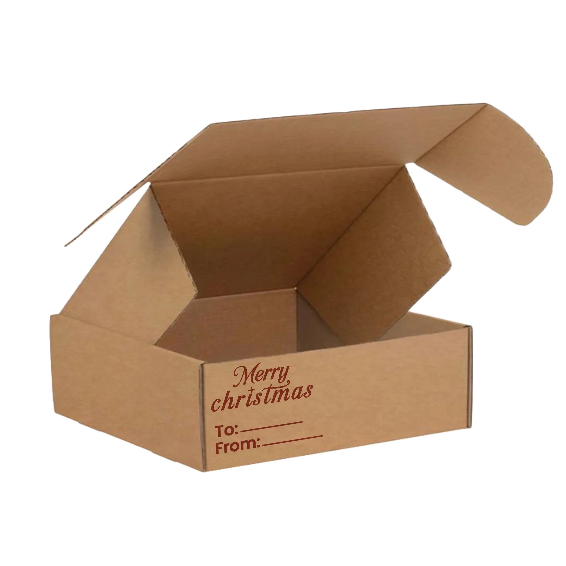 Ucanpack Christmas Mailing Boxes 7 x 5 x 3" - Xmas New Year Printed Holiday Gift Shipping Boxes - Holiday Shipping Box Made In USA Christmas Box Shipping Box Cardboard Shipping Boxes