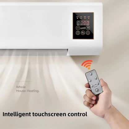 BUERCWS 6,000 btu Through-the-Wall Air Conditioners, Climafy Air Conditioning Split Max, 110v, Cools Up to 250 Sq.Ft., Quiet Operation, with Remote Control, Cooling and Heating, White