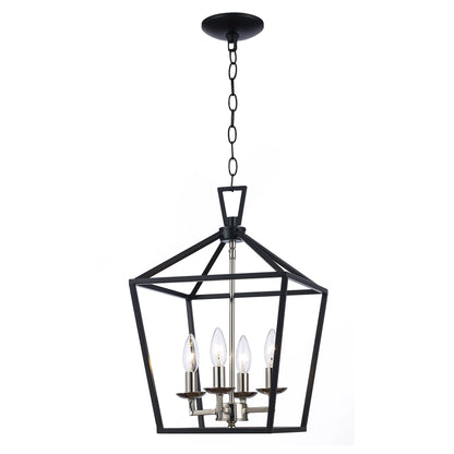 Trans Globe Lighting 10264 Lacey 4 Light 12" Wide Pendant - Chrome