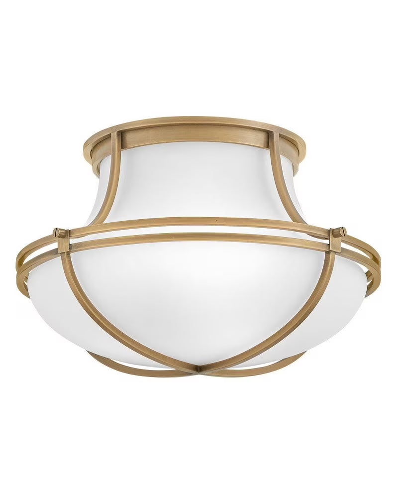 Hinkley Lighting - Saddler - 21W 3 LED Medium Flush Mount In Traditional