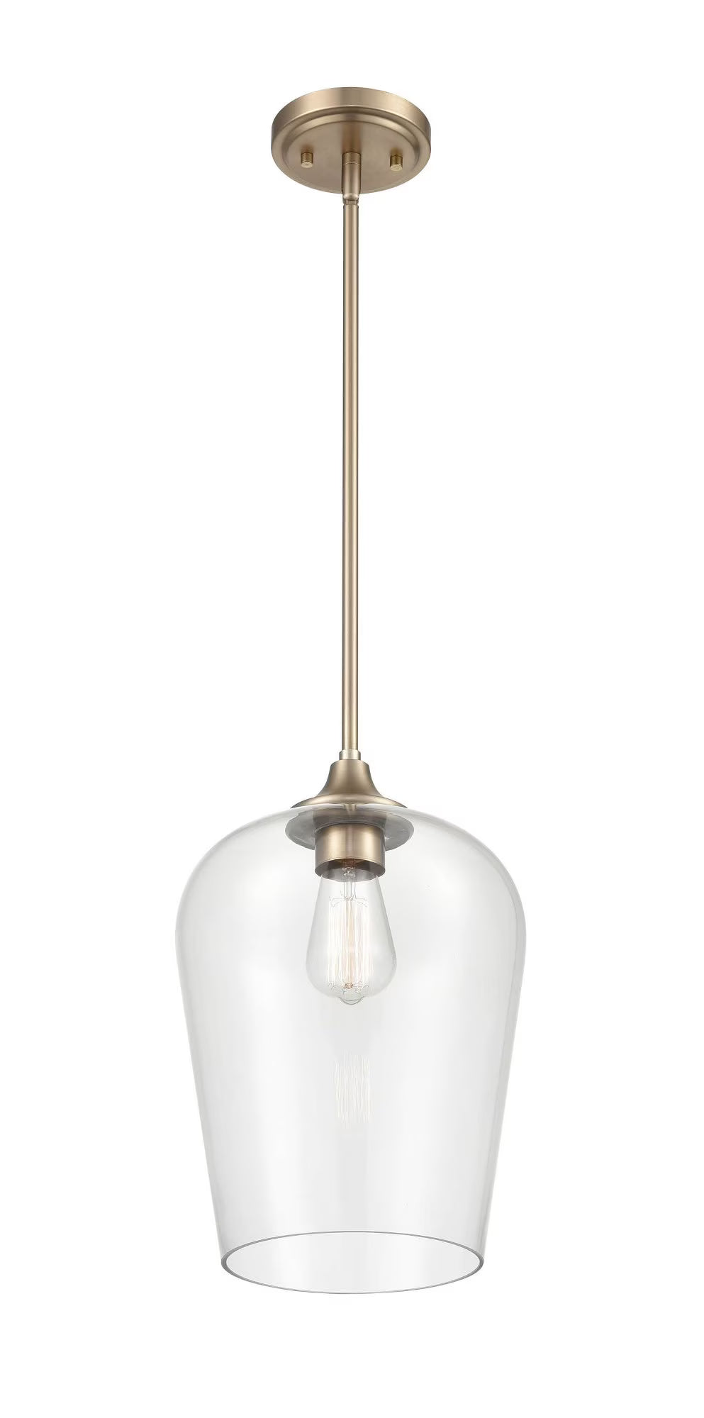 Millennium Lighting Ashford 1 Light Mini-Pendant in Multiple Finishes with a Clear Glass Shade Matte Black Matte N/A