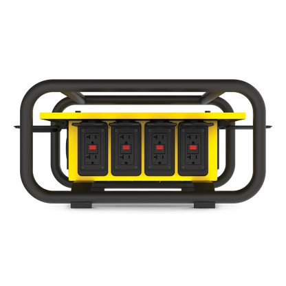 Champion Power Equipment Yellow 19.10" x 15.90" x 10.00", Steel Portable Electrical Distribution Box