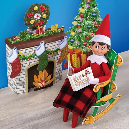 The Elf on the Shelf Cozy Christmas Story Time Rocking Chair