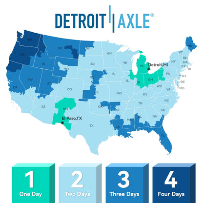 Detroit Axle - Rear Brake Kit for 2013-2015 Chevrolet Malibu 2013-2017 Buick Regal 2016 Malibu Limited, 11.50" inch Disc Brakes Rotors Ceramic Brake Pads with Hardware Replacement
