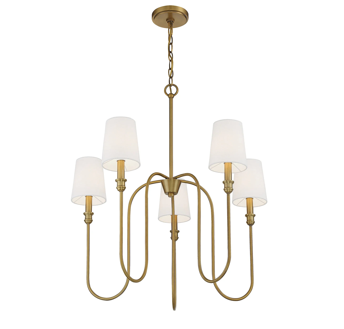 Trade Winds Lighting 5-Light Chandelier In Aged Iron