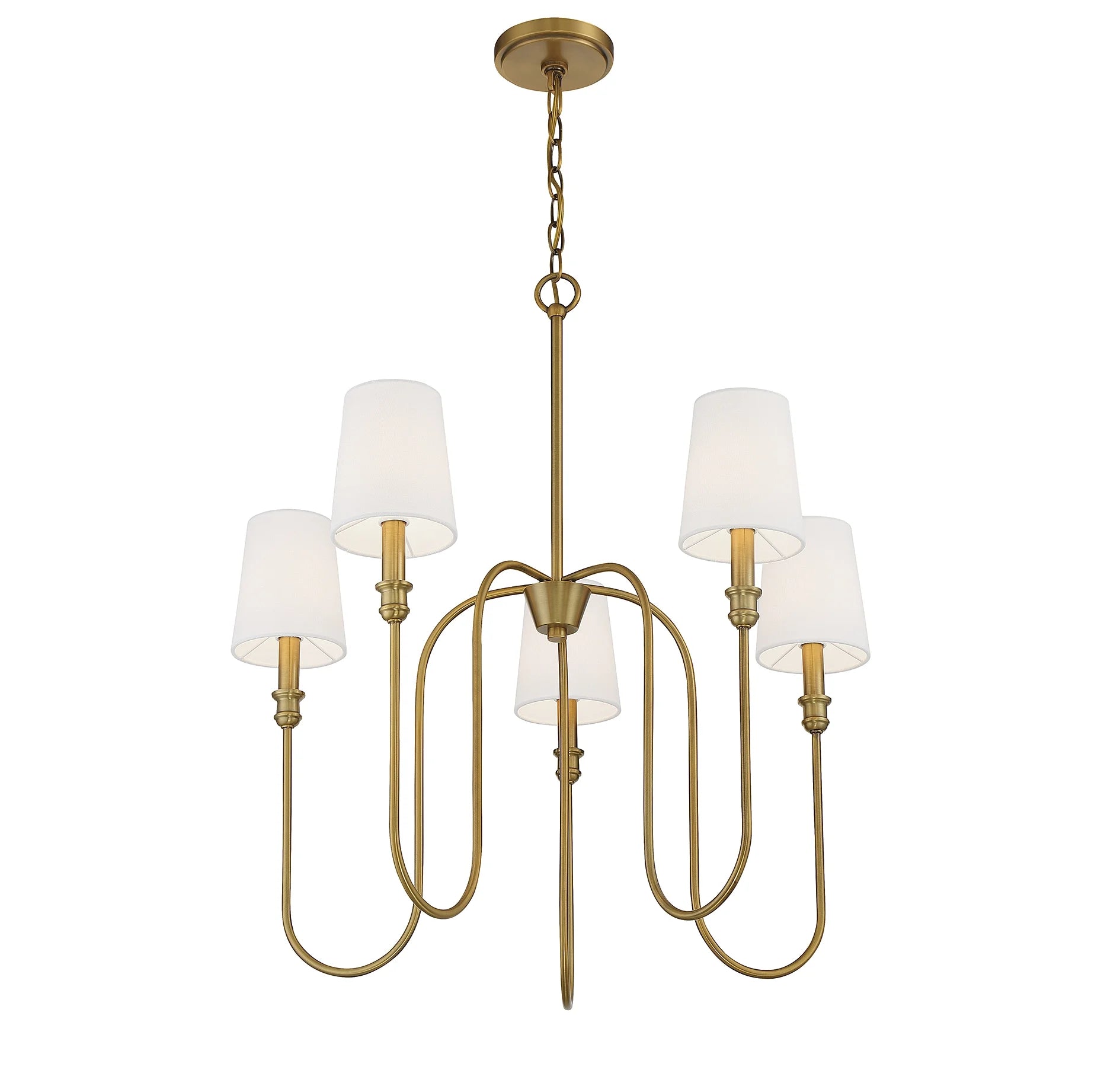 Trade Winds Lighting 5-Light Chandelier In Aged Iron