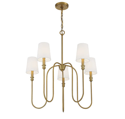 Trade Winds Lighting 5-Light Chandelier In Aged Iron