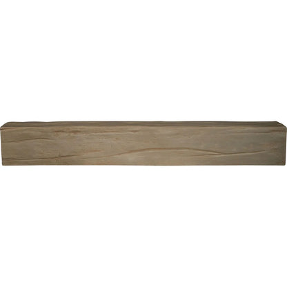 8"W x 8"H x 10'L 2-Sided (L-beam) Riverwood Endurathane Faux Wood Ceiling Beam, Honey Dew