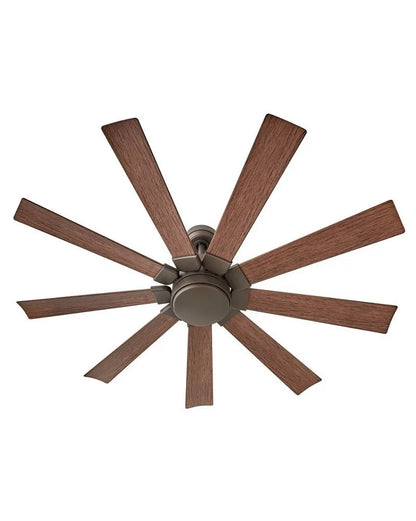 Hinkley Lighting - Turbine - 9 Blade Ceiling Fan with Light Kit In Modern and