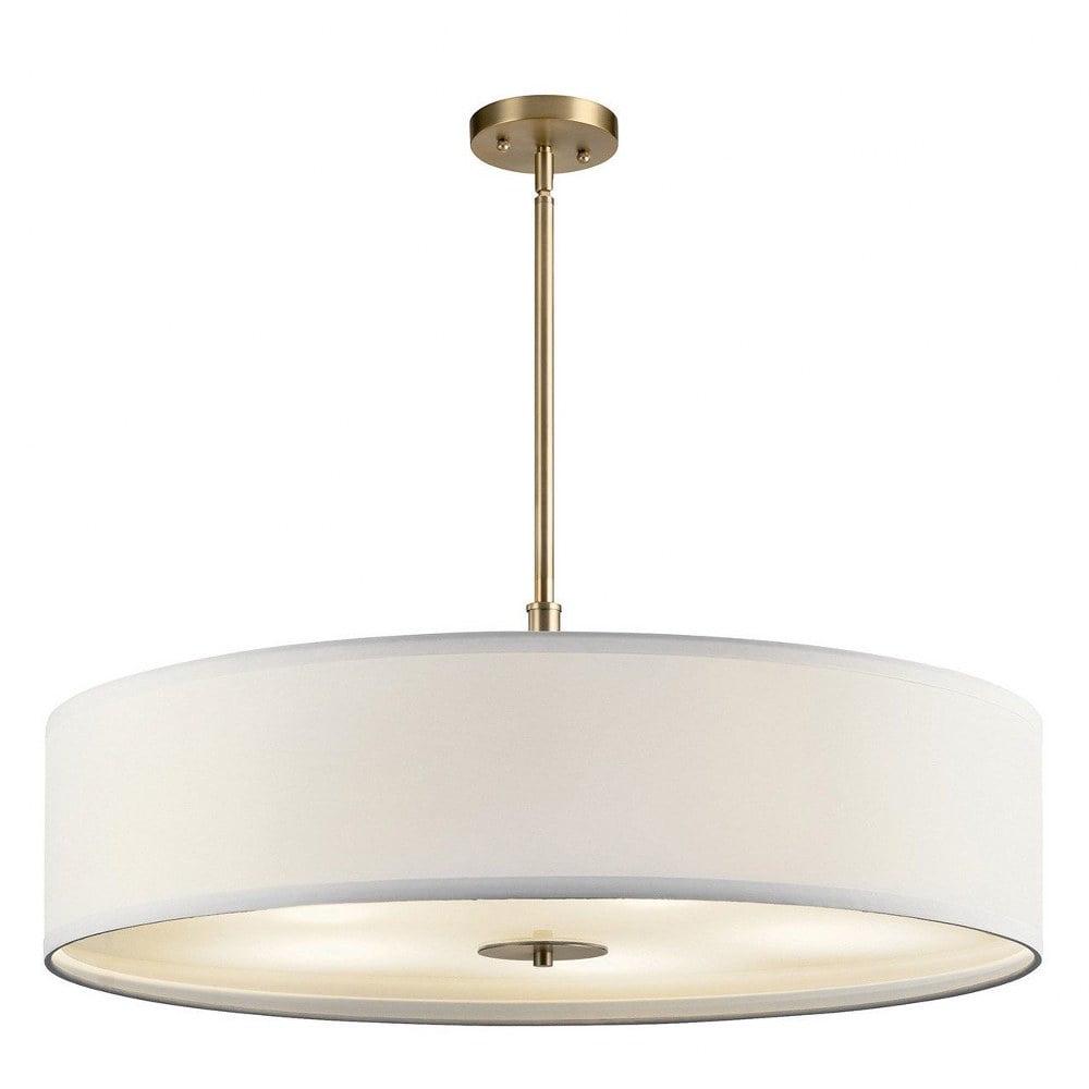 42196CLZ-Kichler Lighting-5 light Pendant - with Transitional inspirations - 12 inches tall by 30 inches wide-Classic Bronze Finish