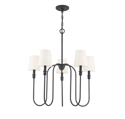 Trade Winds Lighting 5-Light Chandelier In Aged Iron